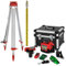 VEVOR Rotatorio Auto-Nivelante Nivel Láser Verde 150 m Kit de Trípode y Bastón para Niveles Automáticos 5 m Trípode de Nivel Plegable para Herramientas Automáticas de Medida y Láseres