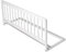 Safetots Schmaler Holzbettschutz für Babybetten, Weiß, 38cm hoch x 90cm breit, Bettgitter, Sicheres Kinderbettgeländer, Vormontiert, Einfache Installation
