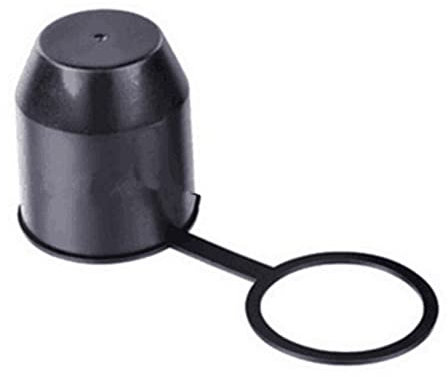 Wshao Store 5. 0mm Anhänger Kugelabdeckung Schwarze Tow Bar Ball Cover Cap Hitch Protection Auto Universal Anhänger Zubehör