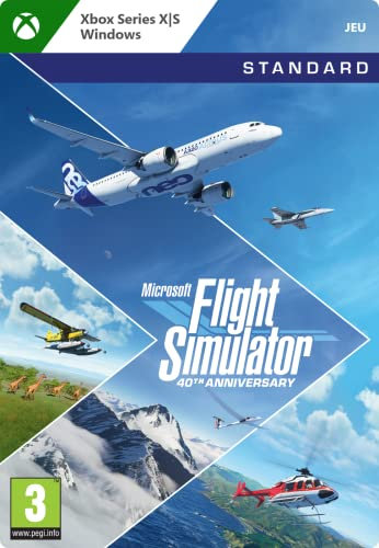 Microsoft Flight Simulator 40th Anniversary - Standard Edition | Xbox & Windows 10 PC - Code jeu à télécharger