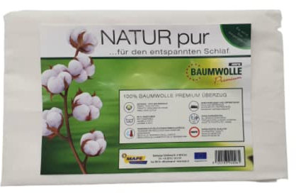MAPE Premium 100% Baumwolle Kissenbezug 80x50cm