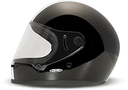 DMD Rivale Racing Retro Motorradhelm Integralhelm Fiberglas, M