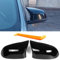 Sport Spiegelkappen Passt auf 2011-2019 BMW X5 F15 X3 F25 (LCI) X6 F16 X4 F26 Tuning Auto Zubehör Aussen Accessoires - Optik Schwarz Glänzenden, M Look