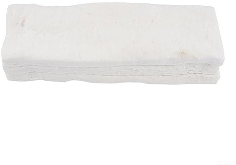 Esponja de cerámica, 3 piezas de fibras de silicato de calcio-magnesio para chimenea de bioetanol (30 x 10 x 1,5 cm)