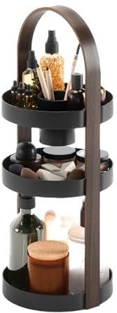 Umbra Bellwood Caddy, Schwarz/Walnuss