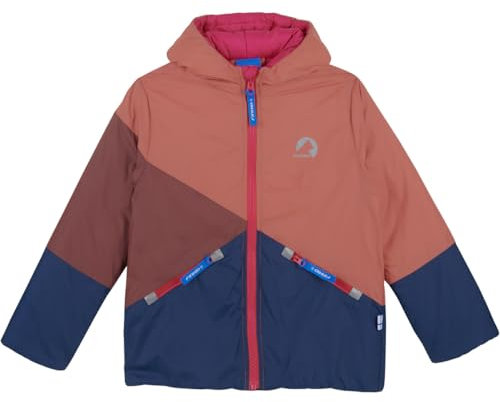Finkid Kinder Sirkus Jacke, Terra Cotta-Navy, EU 110-120