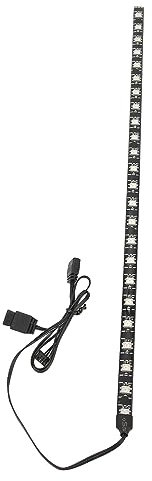 Jectse Magnetic PC LED Light Strip 15.7in, 5V ARGB Aura Sync, Customizable, 365 Light Effects, 16 Million Colors, for Computer Chassis Decoration