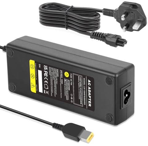 PASUKTER 20V 6.75A 135W Laptop AC Adapter Charger for Lenovo Thinkpad T440P T450P T460P T530 W550 Ideapad Y40 Y50 Y70 Legion Y700 Y520 Notebook, 11 * 5mm