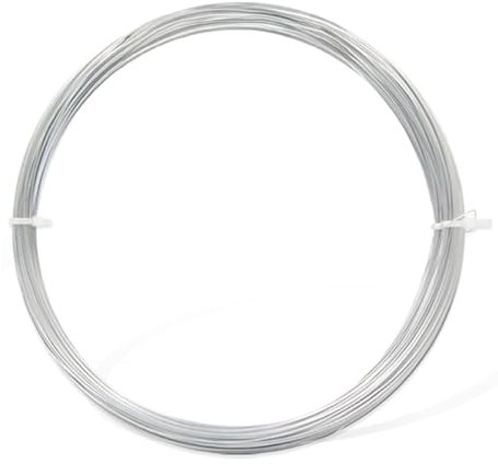 Alambre de hierro moldeable DIY, alambre de aluminio de plata flexible, alambre de metal para joyería flores plantas Bricolage (grosor 0,5 mm x 100 m)