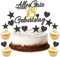 GoldRock Tortendeko 18 Geburtstag Mädchen Junge, 11 Stück Torten Deko 18. Geburtstag Mädchen Junge, Glitzer Kuchendeko Geburtstag 18 Jahre, Cake Topper 18 Geburtstag Deko, Party Zubehör 18 Kuchen Deko