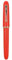 Jinhao 9016 Füllfederhalter Medium Heartbeat Point, Dadao Serie Rot Acryl mit großem Konverter zum Schreiben