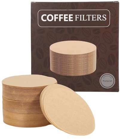 400 Stück Kaffeefilter Rund, 64mm Kaffee Filterpapier Ersatzfilter Kaffeefilterpapier Filterpapier Kaffeefilter Kompatibel mit Aeropress Kaffeemaschinen