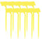 Whyzsjnclg Étiquette de Jardin en Plastique T-Type Étiquette de la Plante réutilisable Marker de pépinière pour la Graine 10pcs Plaque d'identification de la Plante Jaune