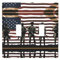 YYHWHJDE Plaque murale à double interrupteur 11,4 x 11,4 cm – Durable, résistant à la chaleur, facile à installer – Panneau mural pour zones résidentielles et commerciales – Soldats militaires
