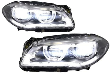 Headlight Assembly For BMW For F10 F18 For 520i 525i 530i 2010-2017 Car Head Lamp LED Headlight Projector DRL Accessories Car Headlight Components(With Modules,For 2010-2013 Year)
