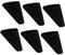 FUNNETOYU 6pcs Silicone Rack Protectors Stable Feet Sleeves for Dehydration Rack Dishwasher Safe Air Fryer Protectors for Kitchen Drying