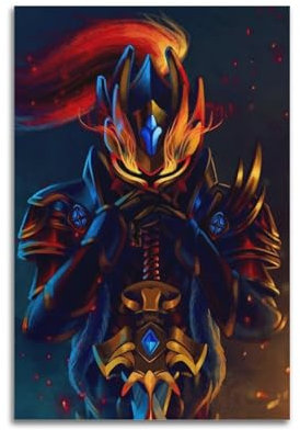 ZIWEYURB Game Dota 2 Poster, dekoratives Gemälde, Leinwand, Wandposter und Kunstdruck, moderne Familienschlafzimmer-Dekoration, Poster, 30 x 45 cm