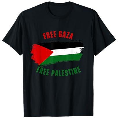 Palästinensische Flagge Free Gaza Free Palästina Support T-Shirt