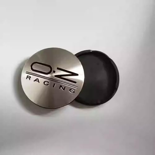 GYUHEDR 4 Pièces Cache Moyeu,pour OZ Modified M582 (55MM) Cache-Moyeu Étanche Jante Capuchons Auto Cache Moyeux Extérieurs Accessoires,Silver-55mm