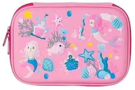 Nocyclonic 1/2/3 Stück Legami Mäppchen Hase Federmäppchen Stifthalter innen, Innenfach mit Netzstoff, Reißverschluss,Multifunktions Tiere Theme Federmäppchen Zipper Colored Pencils Marker (J)