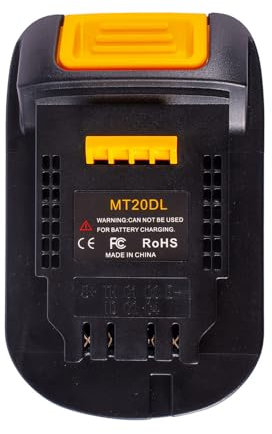 MT20DL Battery Adapter for Makita 18V Lithium Battery to Work with for DeWalt 20V Power Tools, Converter for Makita to for Dewalt