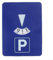 Parkscheibe Timer, Kunststoff Parkscheibe Parkuhr Werkzeug Tragbare Parkuhr für effektives Parkmanagement, Blau