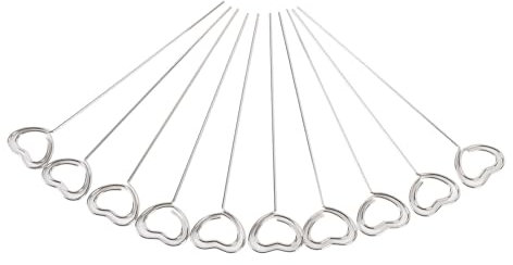 Kunsthandwerk Metall Tisch Draht Foto Hochzeitstisch Name Nummer Halter Tragbare Memo Hinweis Klemme Geeignet Zum Dekorieren von Büros Schulen Einkaufszentren 50pcs Blumenkartenklemmen