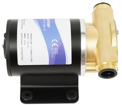 BAOCHADA Bomba de sentina de 12 V 1800 GPH, bomba de agua dulce de 120 W, bomba de sentina autocebante, muy silenciosa, innovadora bomba de riego, para sistemas de aspersión, riego y suministro diario