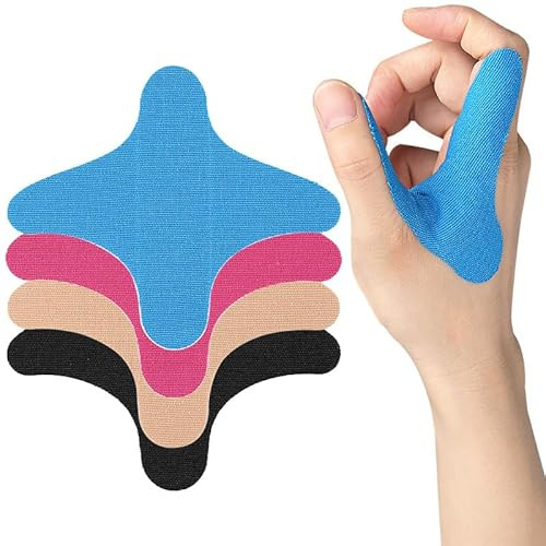 Daumen Schutzband Daumenbänder, 20 PCS atmungsaktive Hand Finger Kinesiologie Athletik Bänder, Selbstklebende Daumen Schutzbänder, Daumen Unterstützung Bänder für Sport Hausarbeit Gelenk Unterstützung