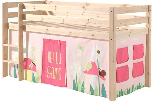 Vipack Bed, Kiefer, Natural, 90 x 200 cm