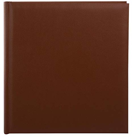 Goldbuch 31520 Fotoalbum Bologna cognac Kunstleder [30x31cm, 100 weisse Seiten]