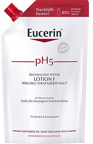 Eucerin pH5 Reichhaltige Textur Lotion F Nachfüllbeutel, 400 ml Lotion