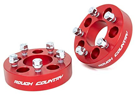 Rough Country 3,8 cm (1,5 Zoll) Spurverbreiterung für Jeep Wrangler TJ | 84-01 XJ – 1090RED