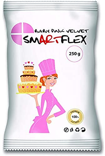 SmartFlex Fondant Baby Pink Velvet, 250 g