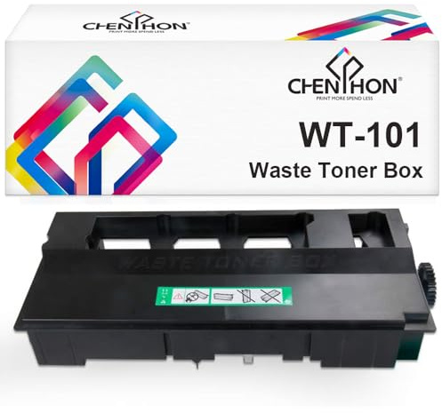 CHENPHON Contenedor de tóner residual compatible con Konica Minota WX-101 (A162WY1, A162WYA), uso en impresoras Bizhub C220, C280, C350, C351, C360, C450 y Muratec MFX C2828, 1 unidad