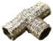 AZXAZ Hamster Straw Tunnel Hide Small Pet Nest 3-Way Tube Hamster Chew Toy Natural Grass Bedding House For Rabbit Hamster Guinea Pig