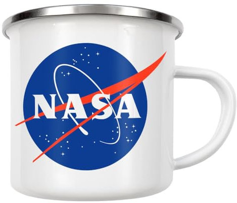 artboxONE Emaille Tasse NASA Logo von AB1 Edition - Emaille Becher Reise