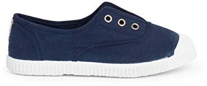 Pisamonas Zapatillas Lona Punta Goma Sin Cordones Talla 29 Color Azul Oscuro