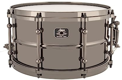 Ludwig Universal Black Brass Snare Drum - 7-inch x 13-inch, Black Nickel Hardware