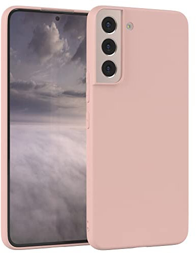 EAZY CASE - Silikonhülle für Samsung Galaxy S22 Plus 5G Hülle Silikon Case weich stoßfeste Handyhülle Samsung Galaxy S22 Plus 5G Schutzhülle mit Kameraschutz Dünn Premium Schutz Cover Bumper Rosa