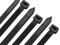 Akyandoo XXL Kabelbinder 9,0 x 500mm Industrie Qualität 9mm breit 50cm lang 75KG Zukraft Schwarz - Black 10 Stück - 10 Stk.