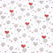 Stoff Meterware Kinderstoff Baumwollstoff - 1 Meter, Nähen, Bettwäsche, Kinder, Baby, Jungen, Mädchen, Bekleidung, Deko (Luftballons Herzen)