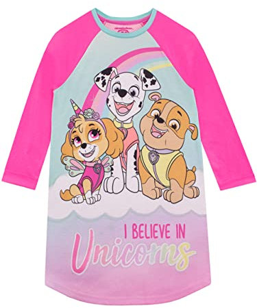Paw Patrol Chemise de Nuit Fille Multicolore 4-5 Ans