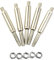 5Pcs 4mm Carbide Burrs For Hand Crank Chain Saw Sharpener Chainsaw Chain Jig Carbide Cutter Chainsaw Jig Accessories