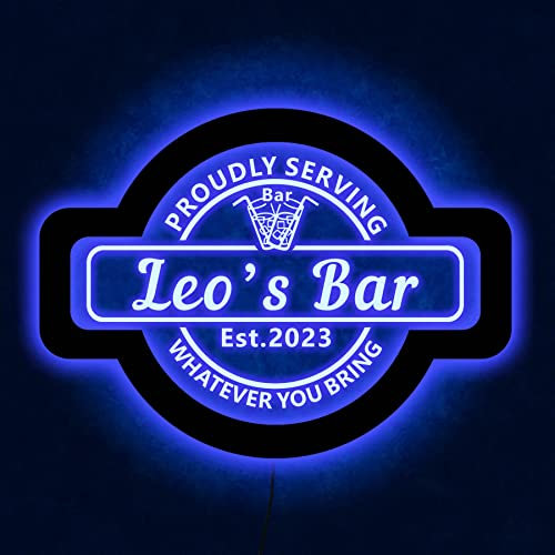 Benutzerdefinierte Bar Licht Zeichen, Benutzerdefinierte Led Zeichen Bar, Bar Licht Up Zeichen, Personalisierte Bar Zeichen, Led Acryl Zeichen Benutzerdefinierte, Licht Acryl Zeichen