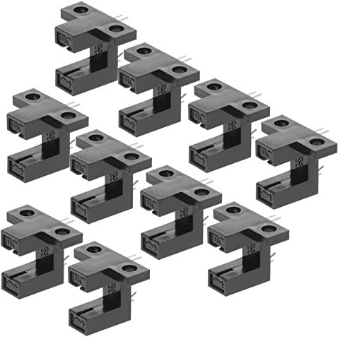 VILLFUL 10 Pezzi Interruttore Fotoelettrico Modulo Finecorsa Ottico Interruttori per Ottica Sensore Ottico Sensore Fotointerruttore Sensore Interruttore Ottico Stampante Addominali