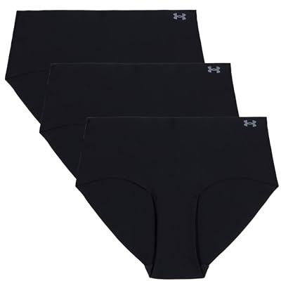 Under Armour Damen Hipster-Slips im 3er-Pack – Unsichtbares Pure Stretch, nahtlos, Keine Abdrücke, Ultraleicht, ganztägiger