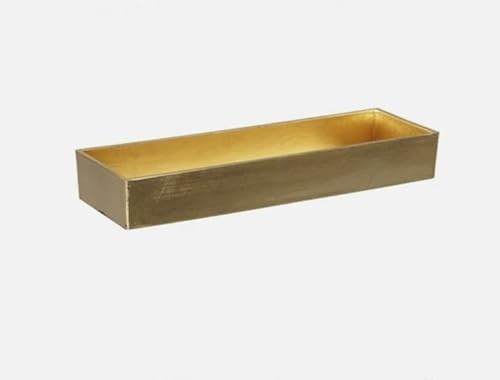 2 STK Tablett Gold Farben 32x10x5cm Tabletts Dekotablett Set Herbstdeko o3642 Weihnachtsdeko Orient Marokko Kerzentablett Serviertablett