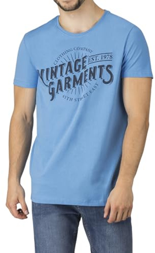 DENIMFY Tshirt Herren Baumwolle Regular Fit DFNuri Rundhals Kurzarm Sommer | Tee Shirt Logoprint Schwarz Grau Blau Grün Rot Weiß Navy S M L XL XXL 3XL 4XL 5XL
