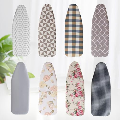 Cotton Iron Board Cover Ironing Board Cover And Pad Scorch Resistant Adjustable 92X33 97x33 110x35 122x38cm Protection Covers With Printed Ease Of Use And Installation ( Color : E , Size : Small(90X30